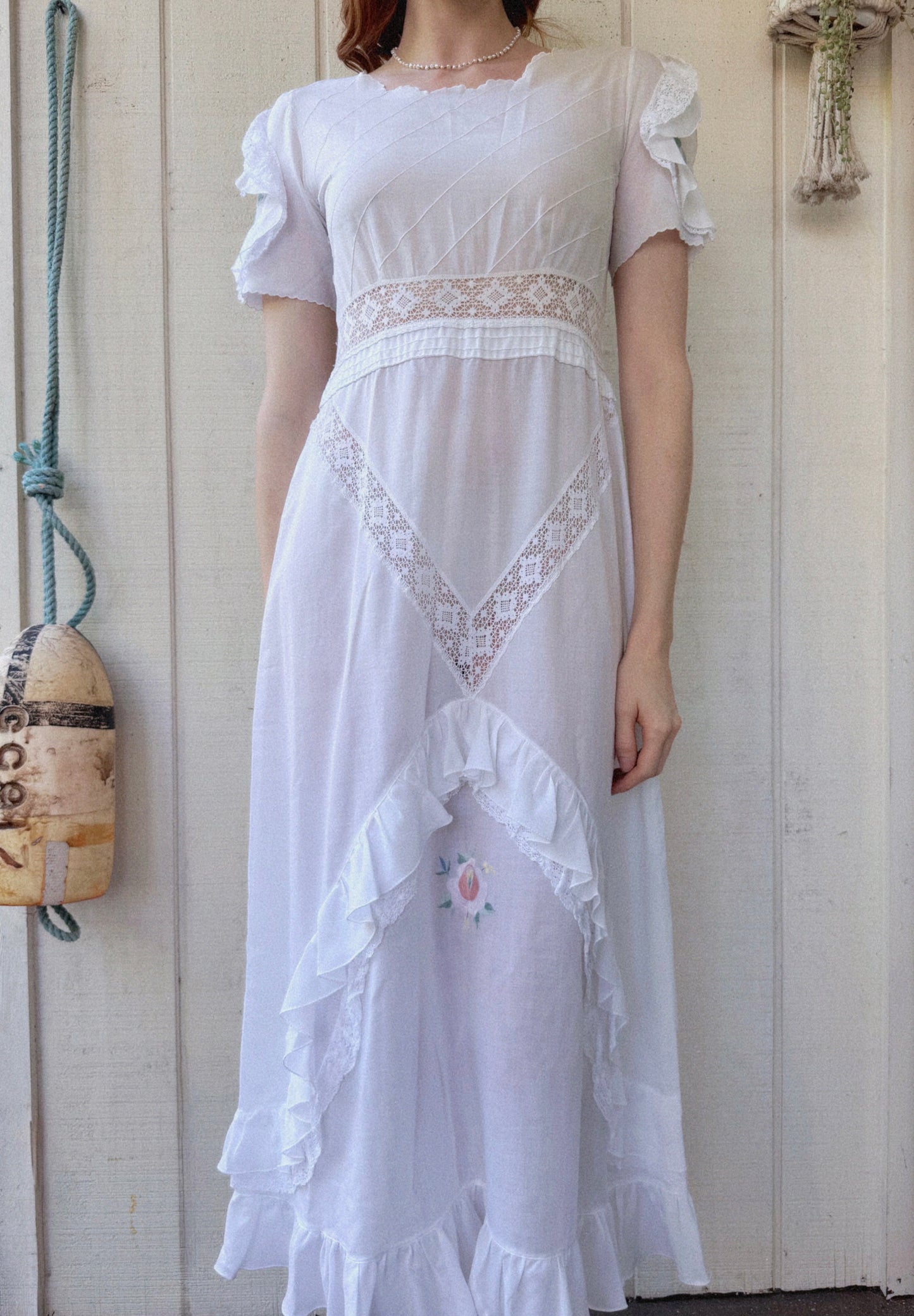The Sylvie 1970s Handmade Cotton Dress