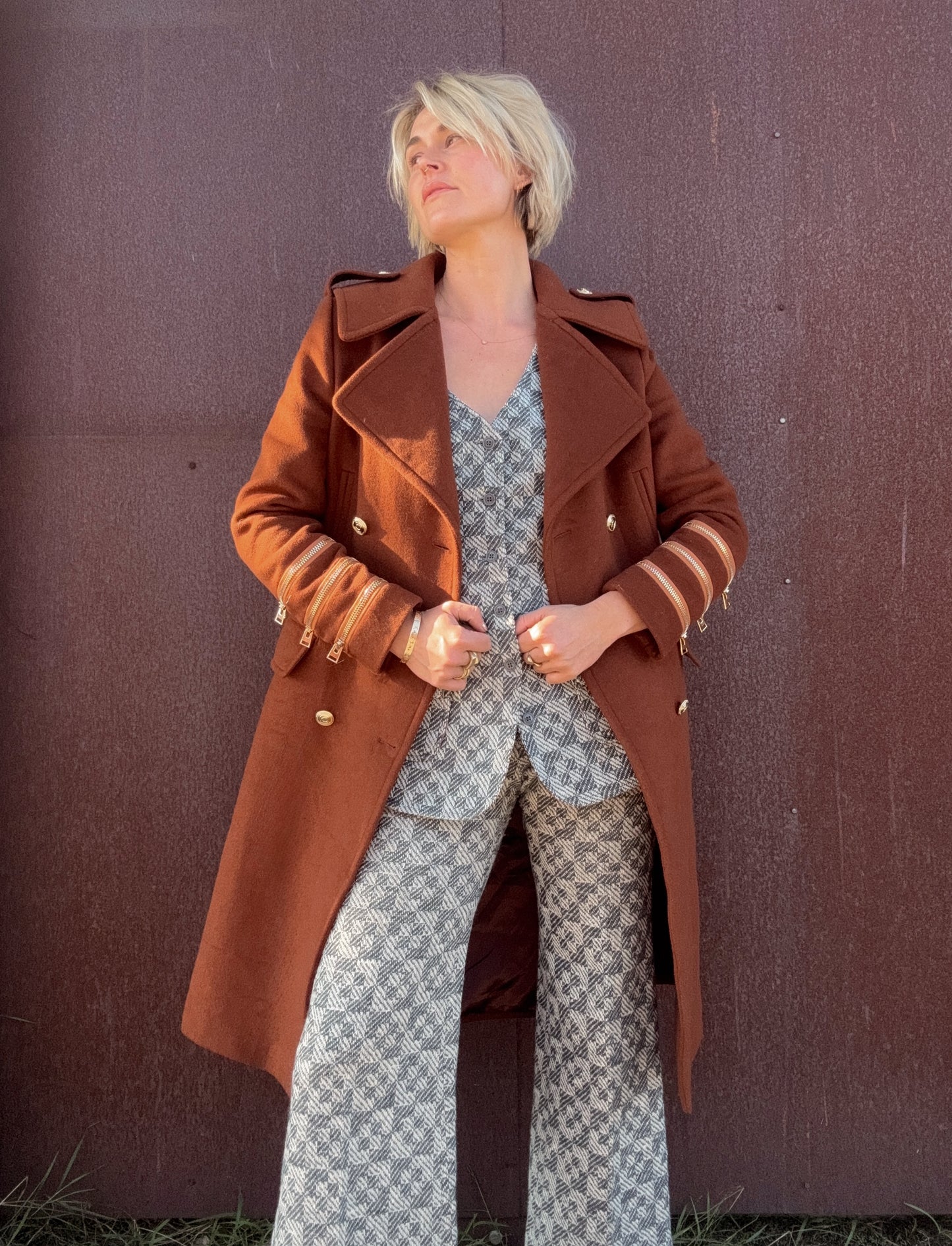 The Noelle 1980s Wool Coat