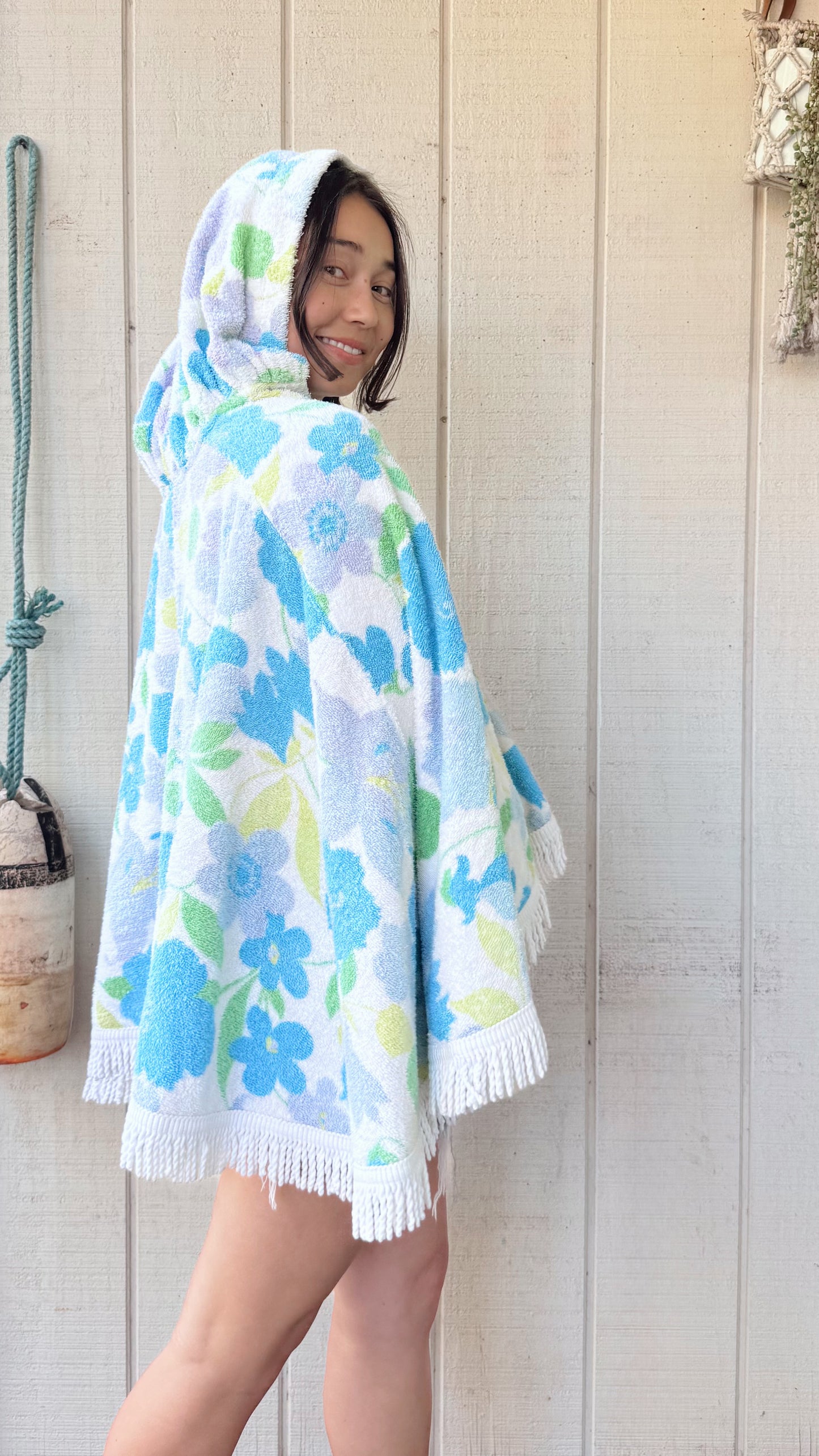 The Natalia 1960s Towel Poncho