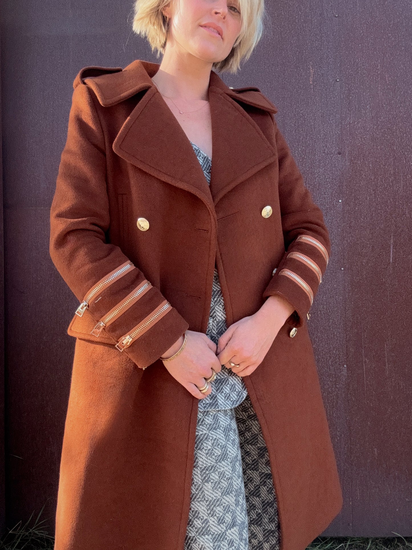 The Noelle 1980s Wool Coat