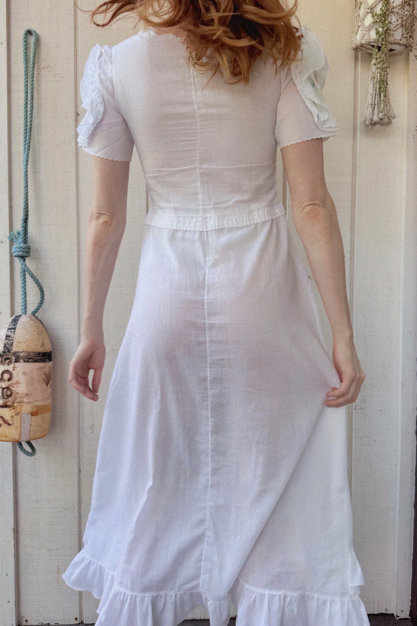 The Sylvie 1970s Handmade Cotton Dress