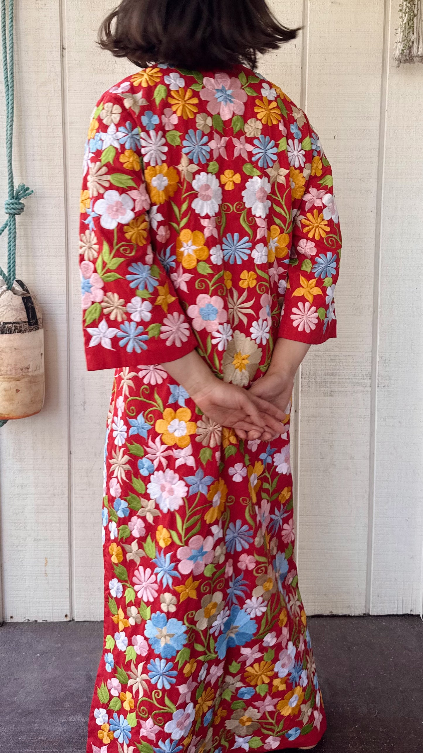 The Carolina 1970s Embroidered Coat