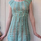 The Marina 1960s Crochet Mini Dress