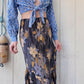 The Lucienne 1990s Silk Skirt