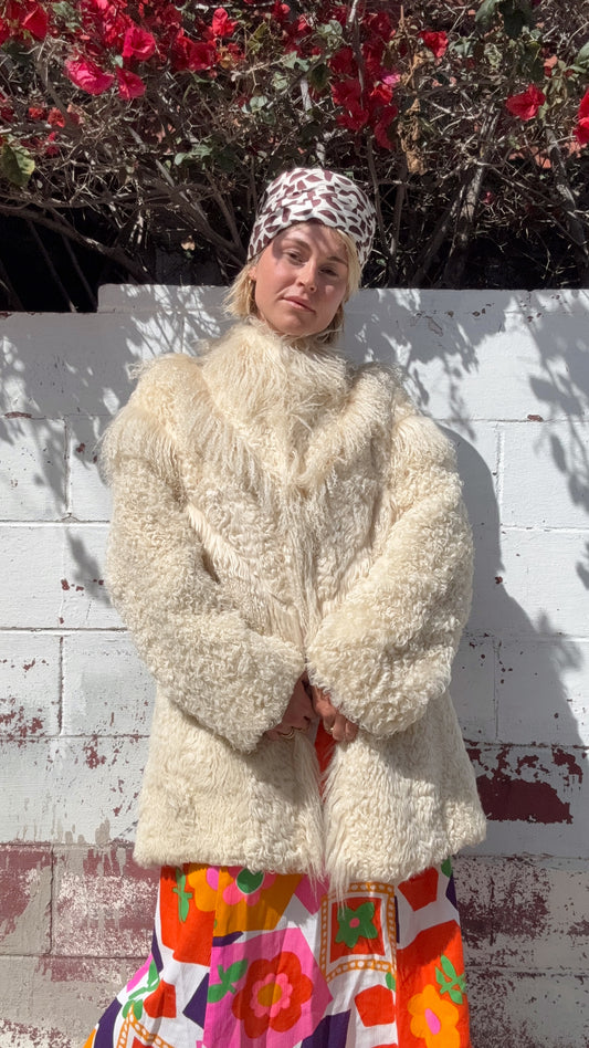 The Celeste Lamb Mongolian Coat
